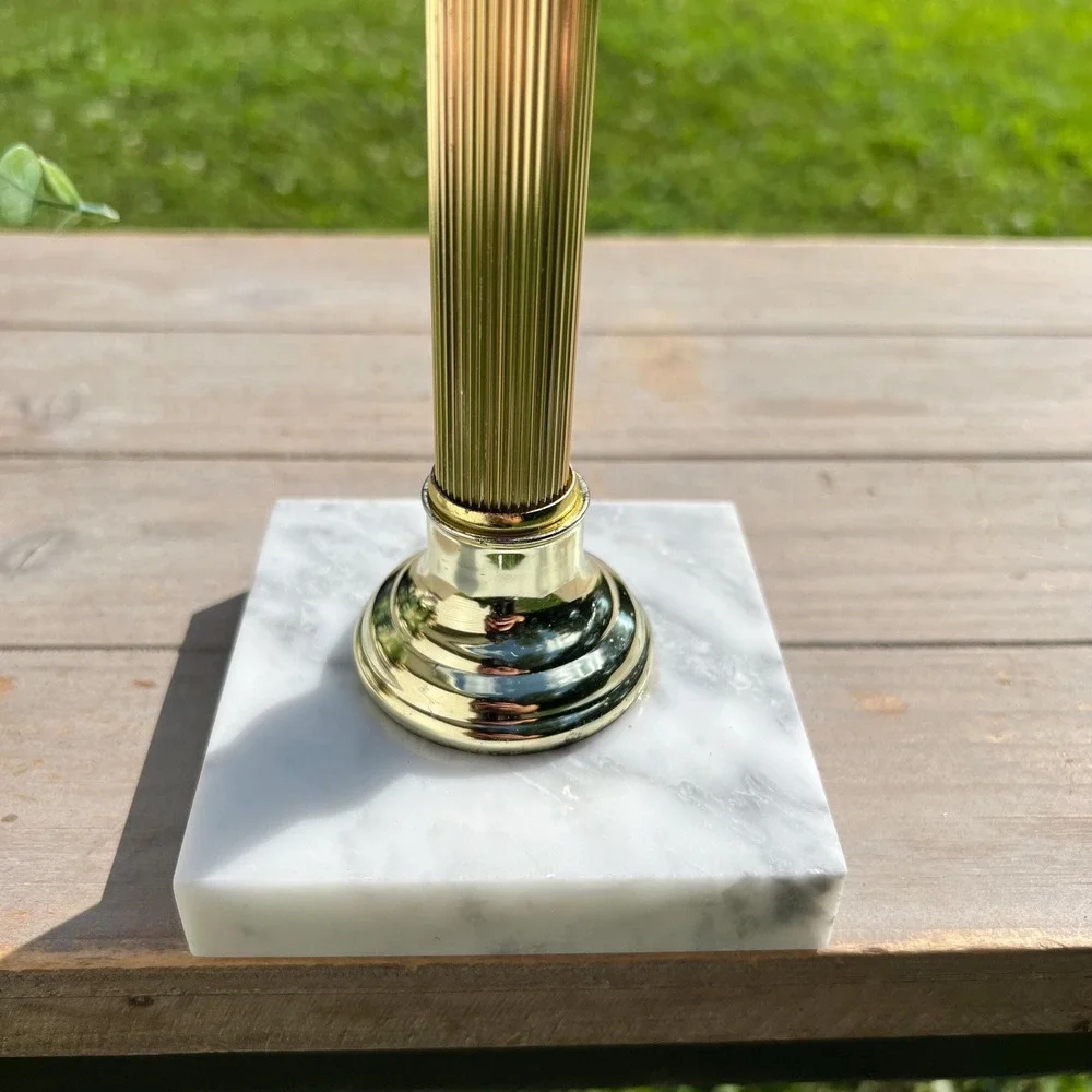 Vintage Marble Hand Towel Holder Stand